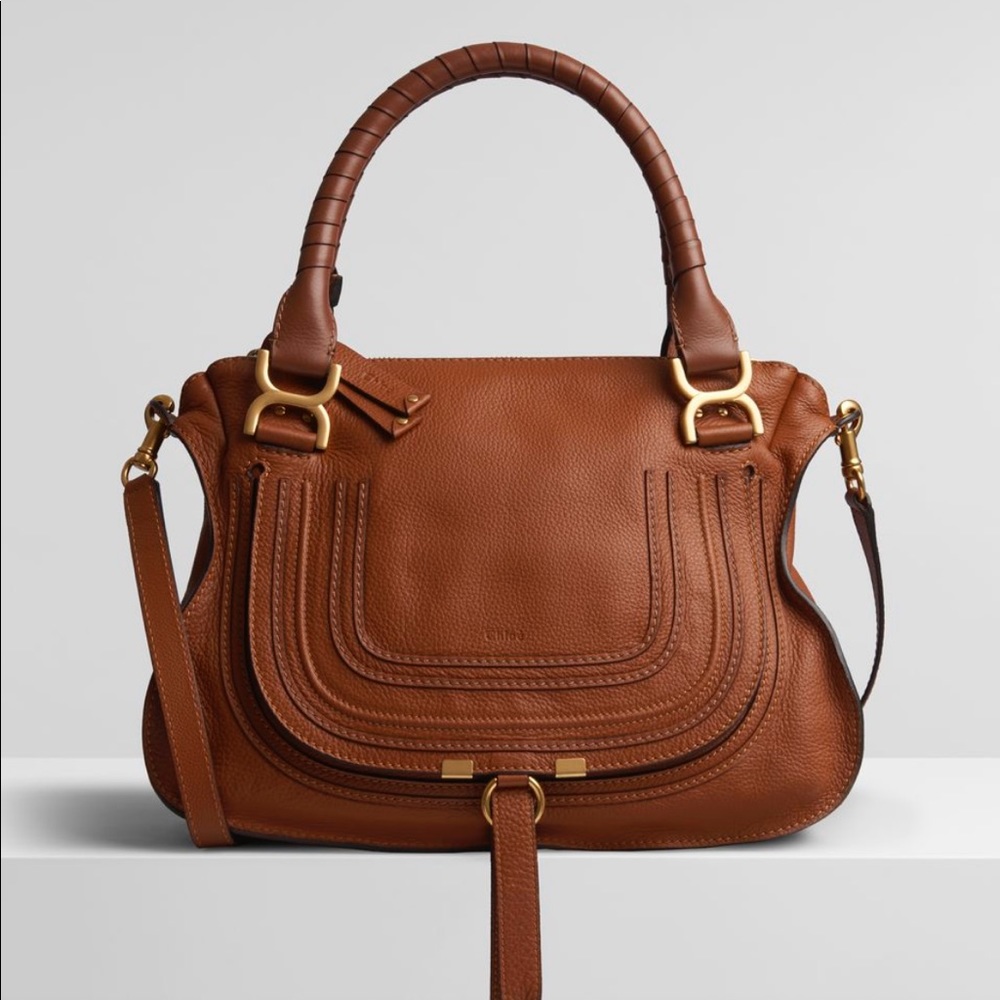 Chloe Marcie Handbag with crossbody strap